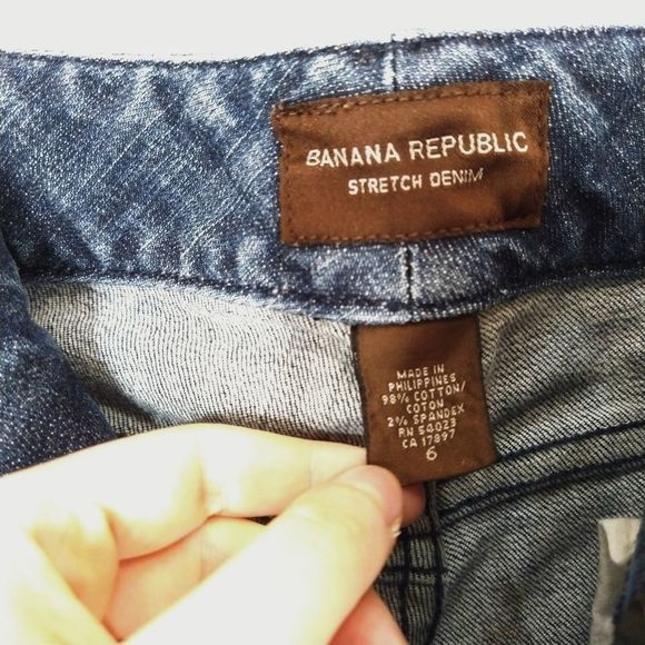 Banana Republic Stretch Denim Woman's Jeans Size 6 - Picture 6 of 6